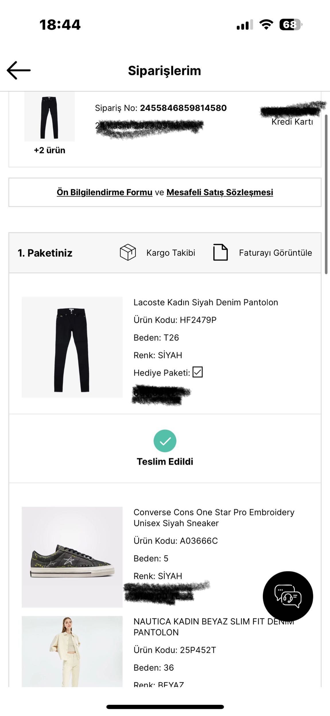 Lacoste kadın jean — görsel 2/8