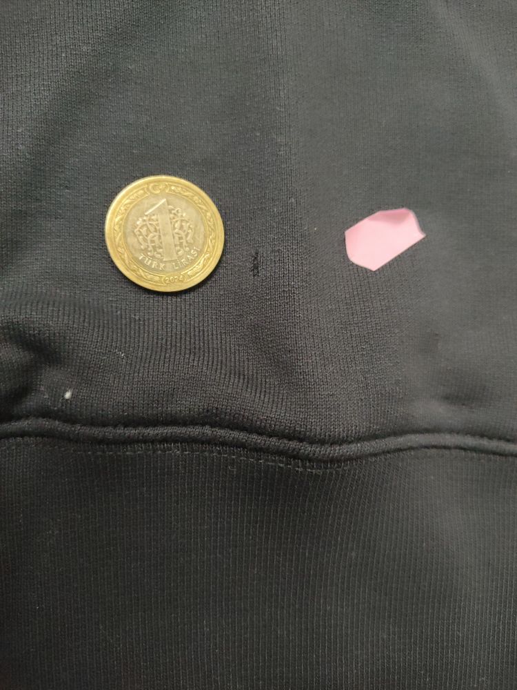 Lacoste fermuarlı defolu sweatshirt — görsel 8/8