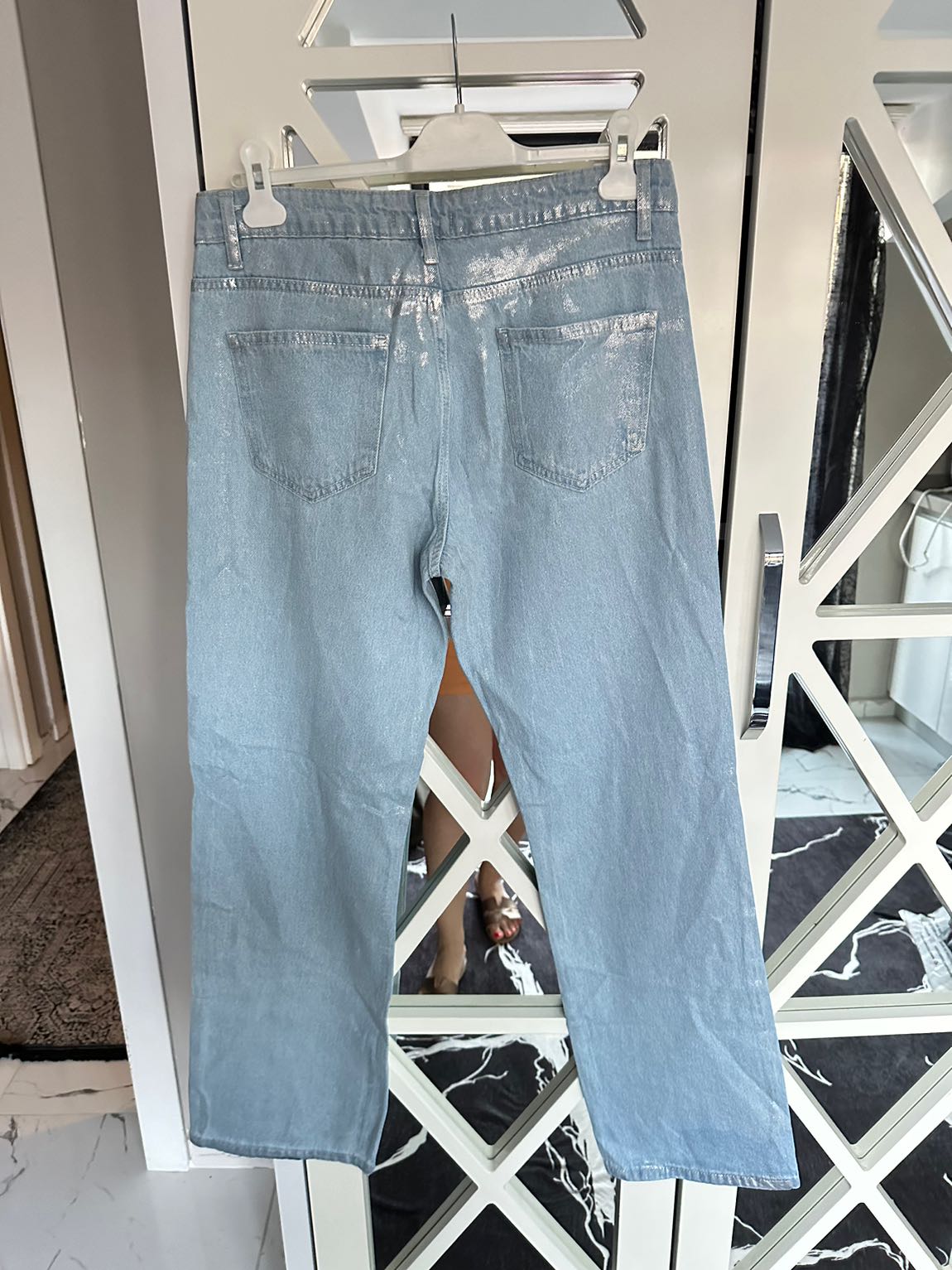 Varaklı jean pantolon — görsel 6/6
