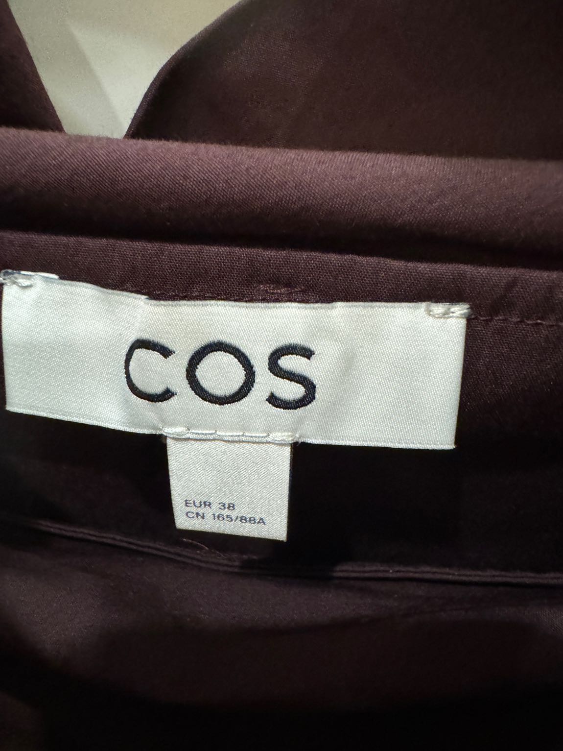 Cos Burgundy Bluz / gömlek — görsel 3/5