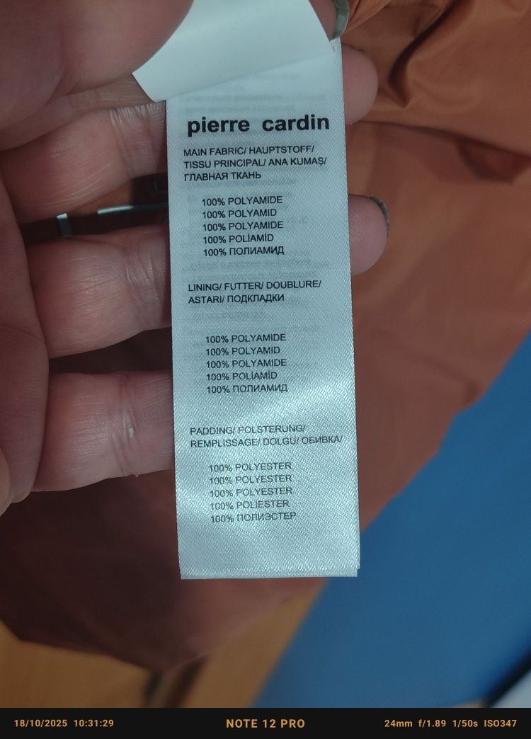 Pierre Cardin unisex yelek mont — görsel 6/8
