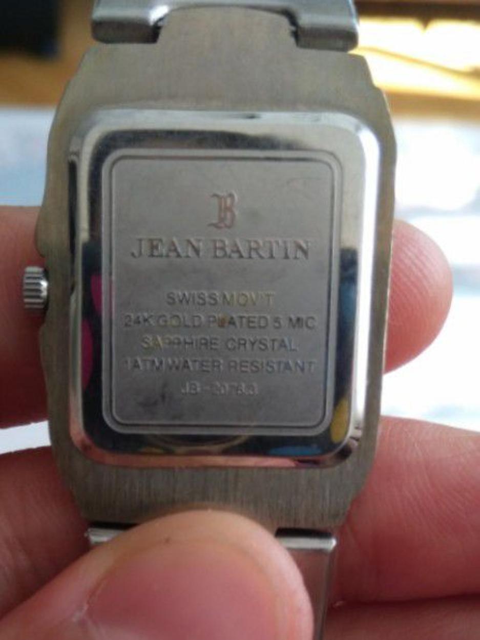 Erkek kol saati jean bartın marka — görsel 4/6