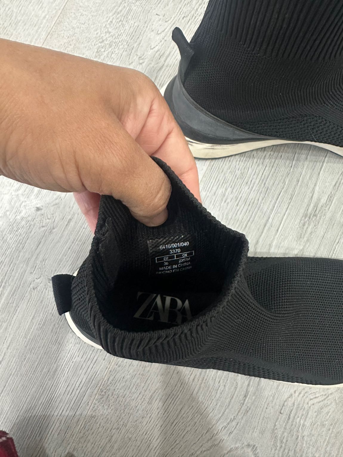 Zara Çorap Model Bilekli Spor Ayakkabı — görsel 7/8