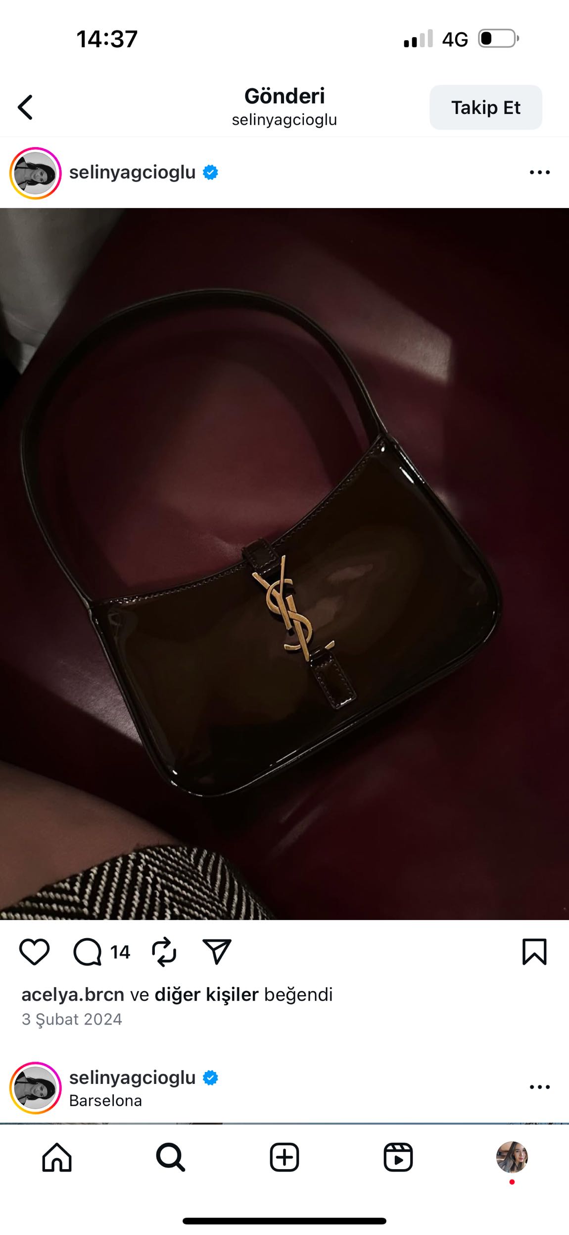 Yves Saint laurent çanta — görsel 7/8