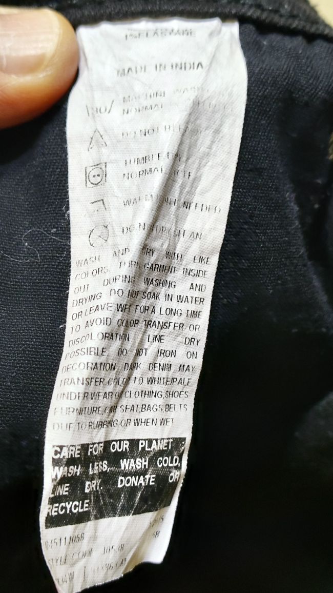 Levi's Strauss Likralı Siyah KotPantolon — görsel 5/6