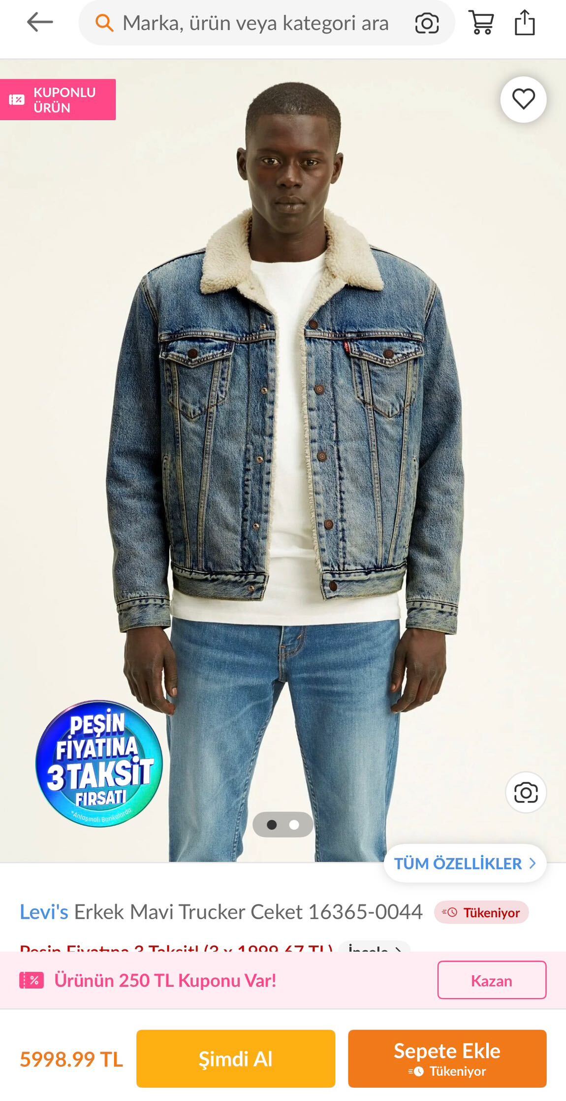 Levis erkek ceket — görsel 4/4