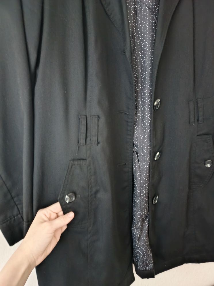 LC Waikiki Siyah Trençkot — görsel 4/4