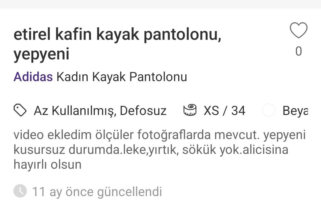 etirel kadın kayak pantolonu — görsel 8/8