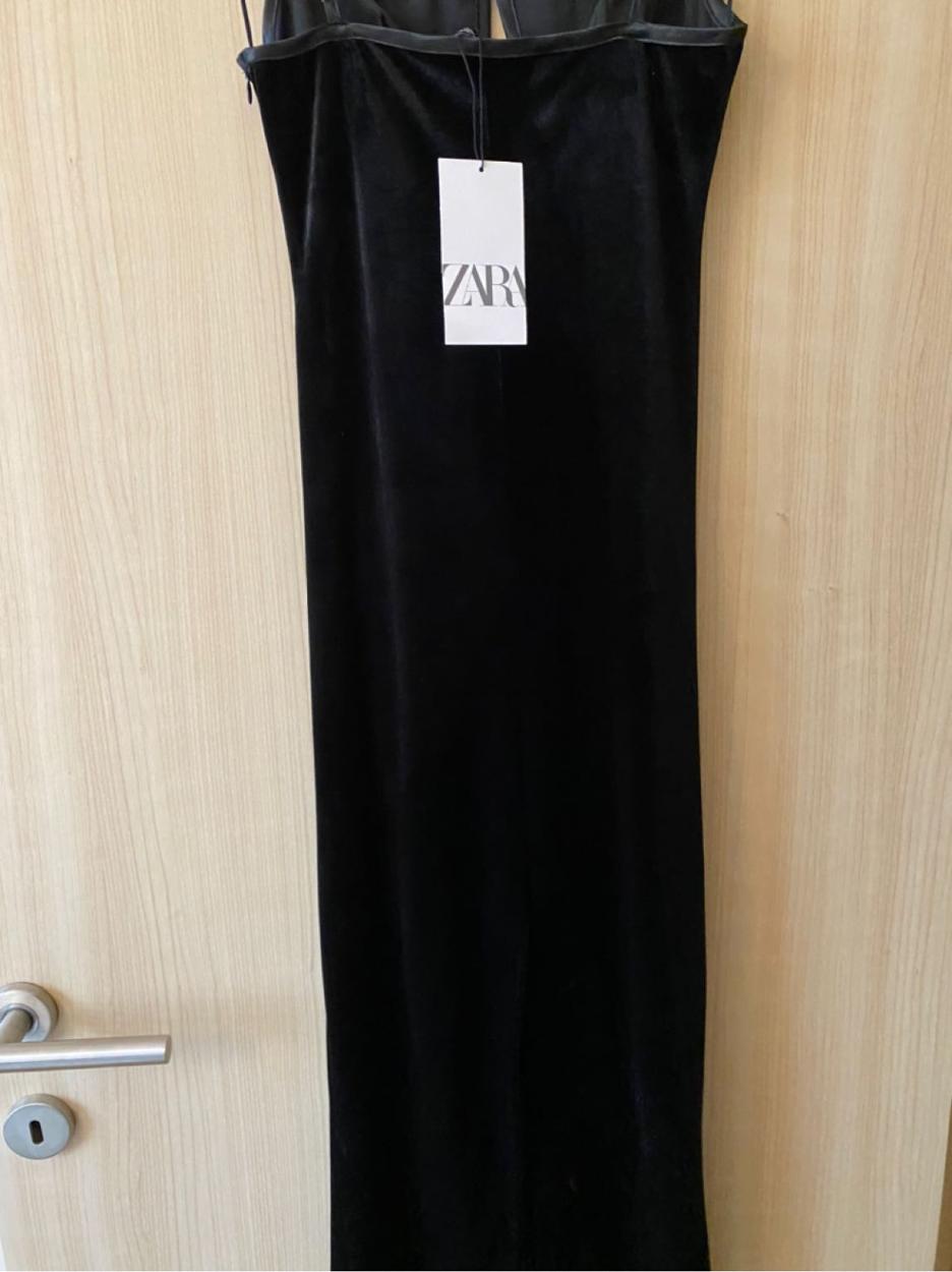 Zara Kadife Kalem Elbise — görsel 7/8