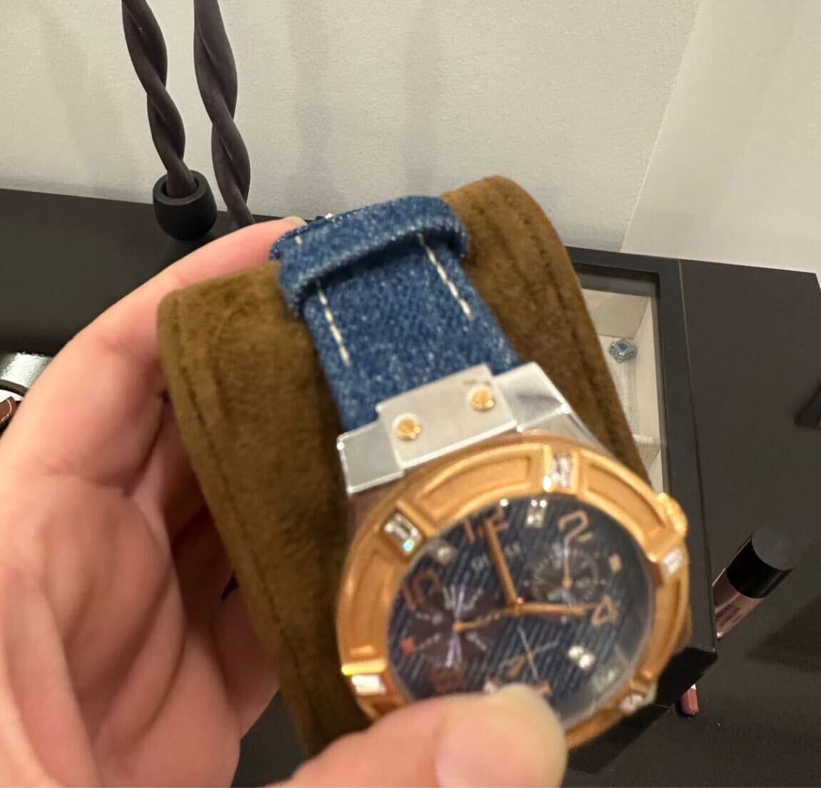 Guess denim saat — görsel 3/5