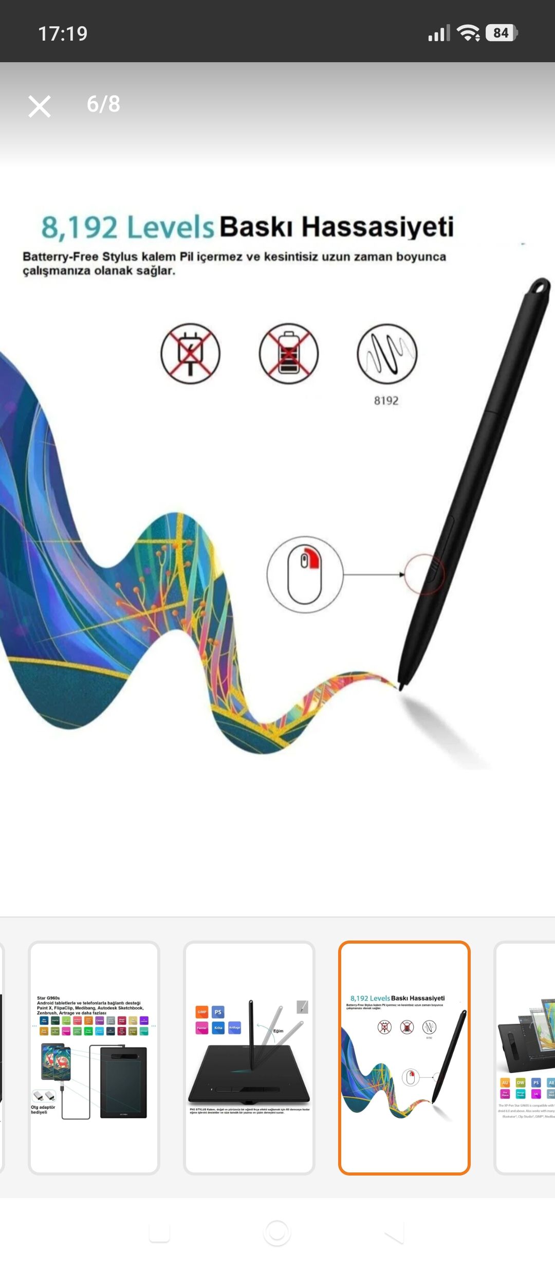 Grafik Tablet — görsel 6/8