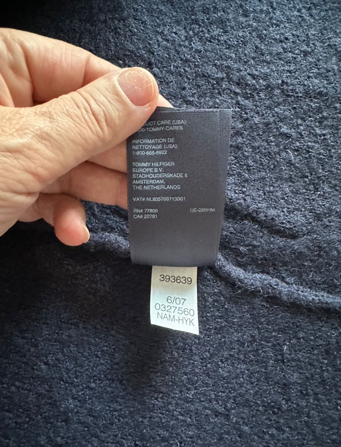 Tommy Hilfiger Lacivert Blazer Ceket — görsel 8/8