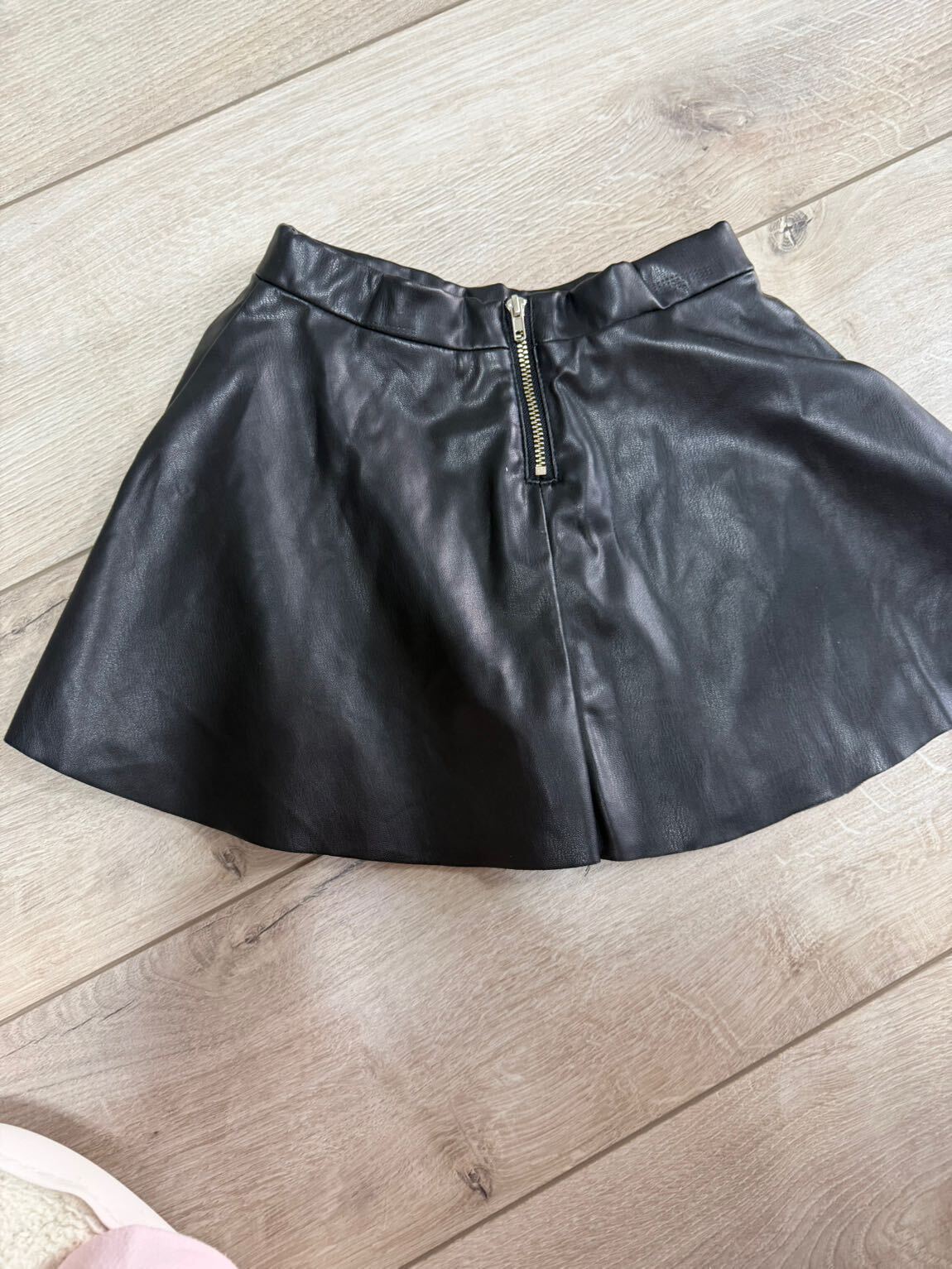 H&M Siyah Deri Mini Etek çocuk — görsel 2/6