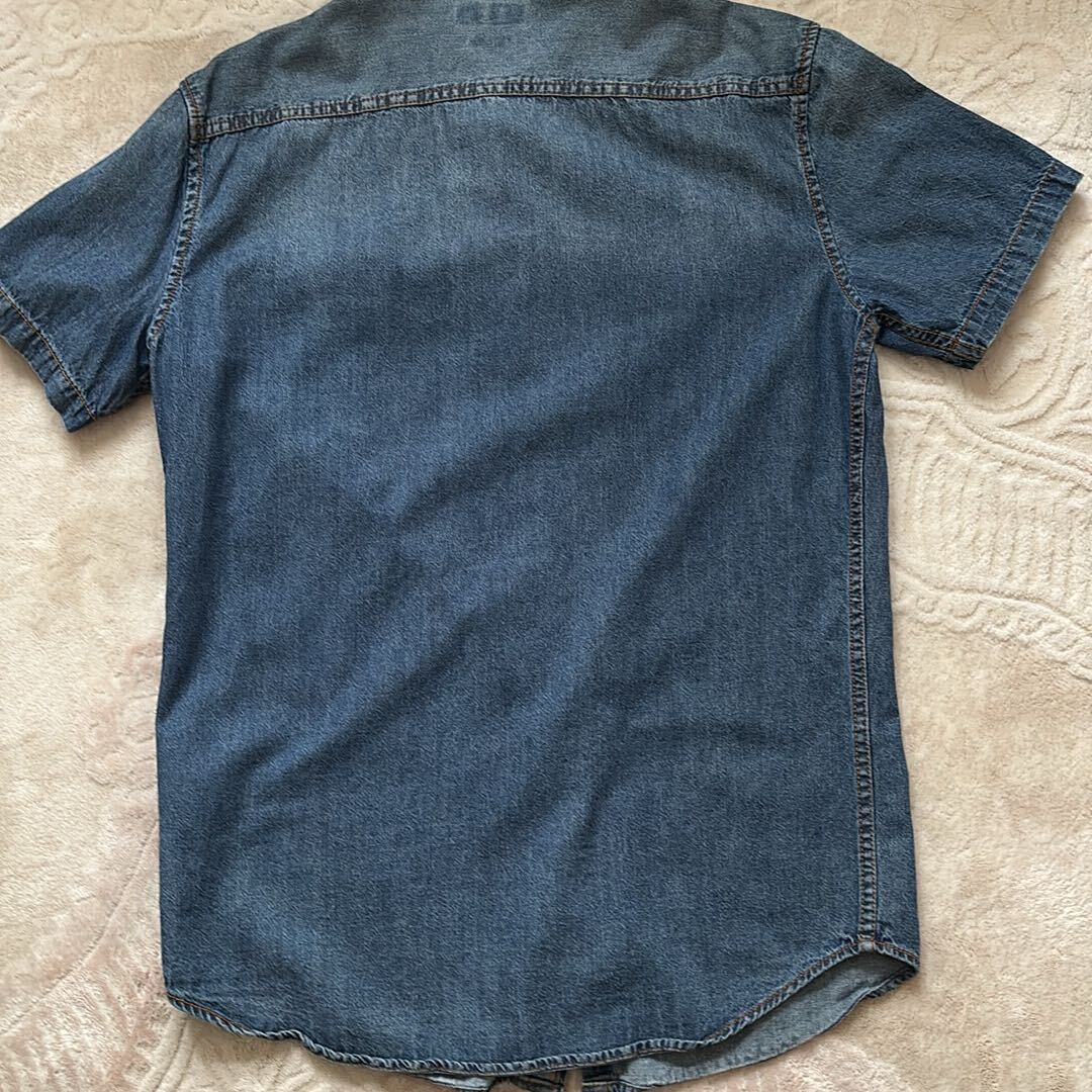 Zara Man Slim Fit Kot Gömlek — görsel 3/3