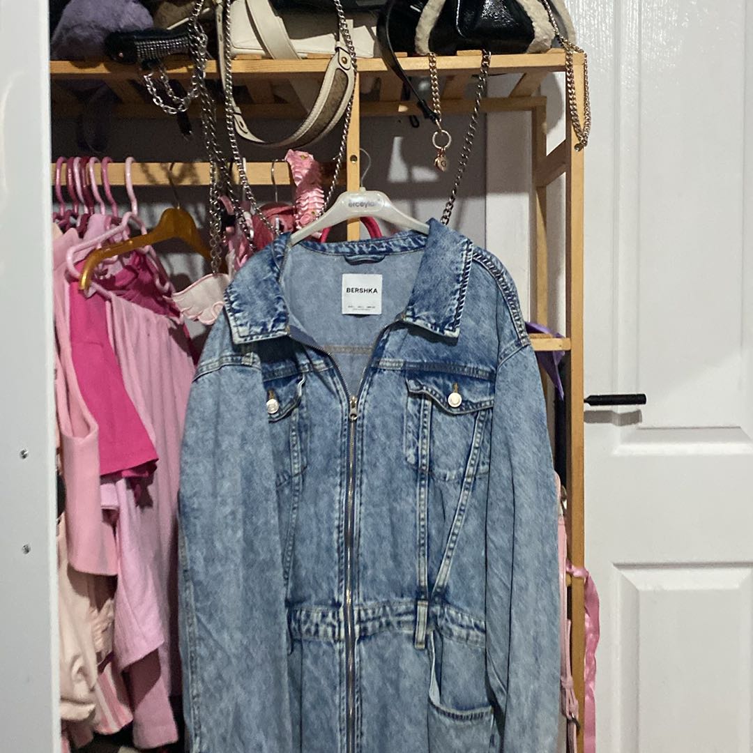 BERSHKA ELBİSE DENIM JEANS — görsel 4/8