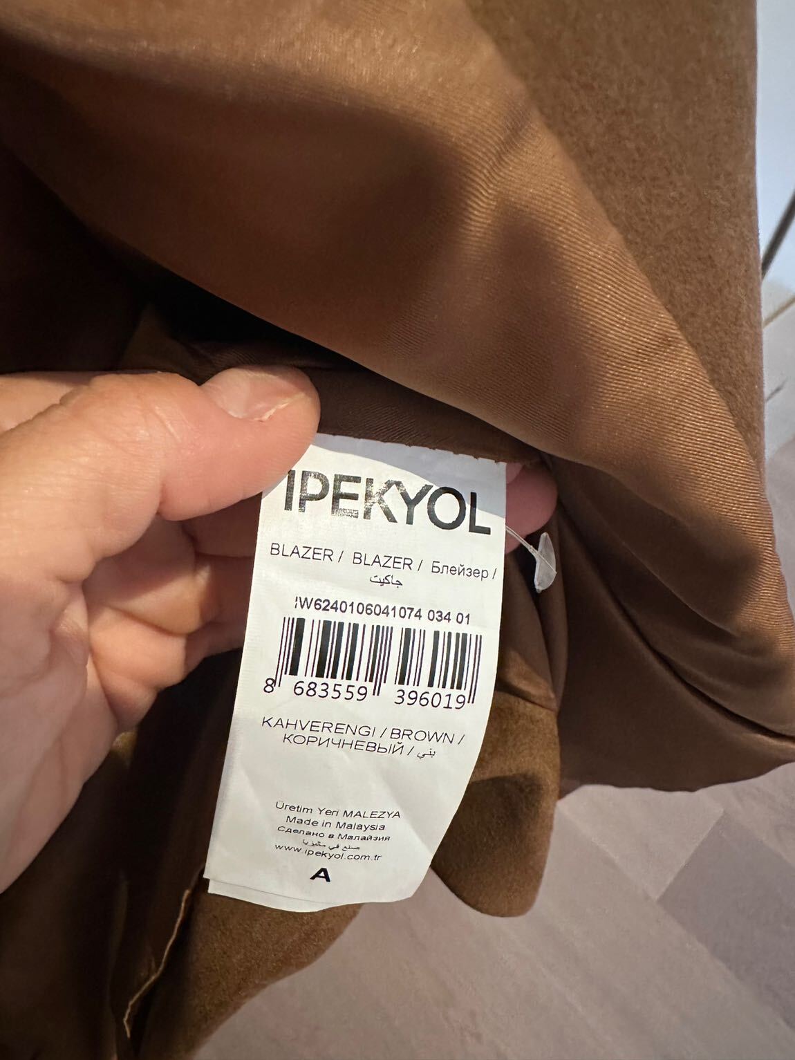 Ipekyol Süet Blazer — görsel 6/7
