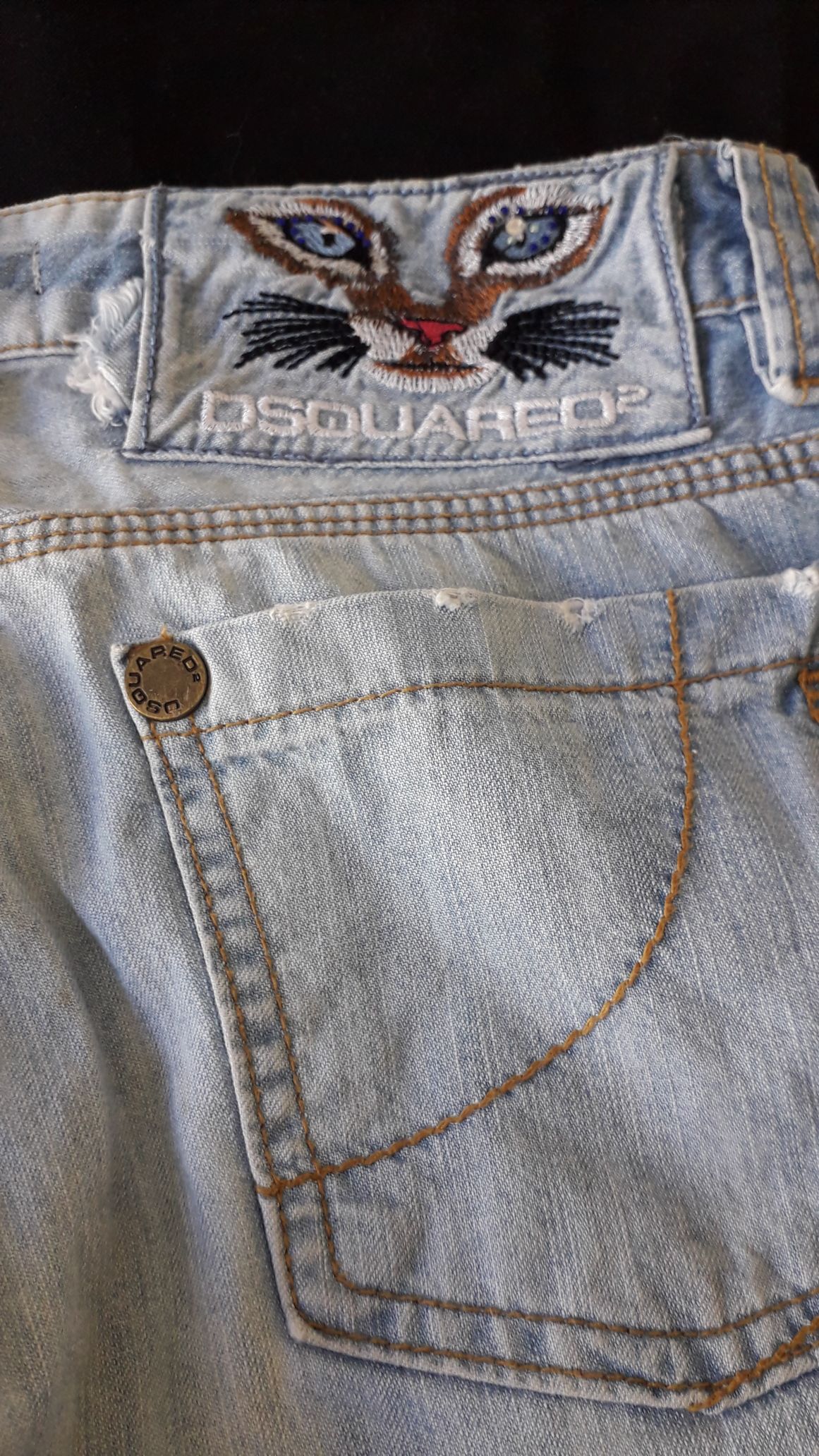 orginal DSQUARED2 jean pantalon — görsel 8/8