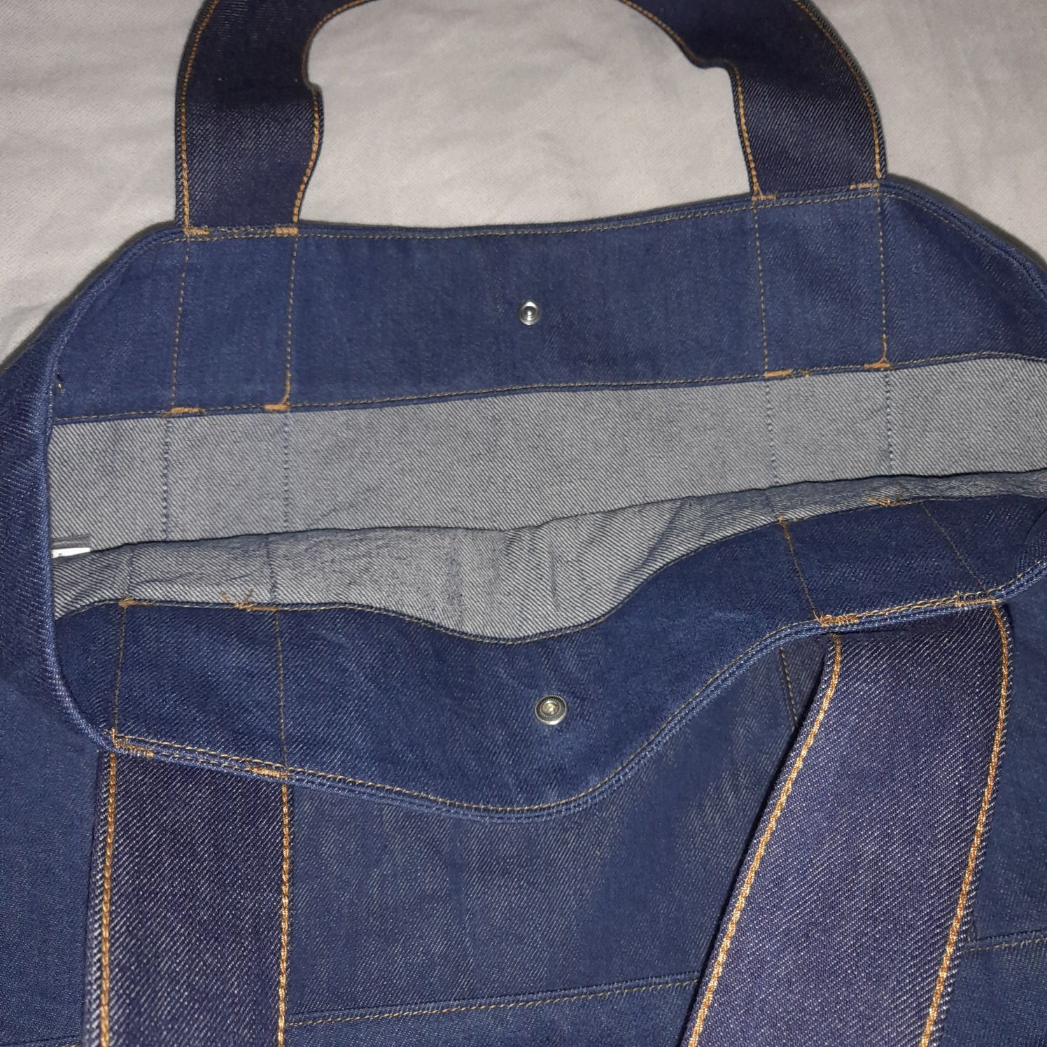 Denim Kot Çanta — görsel 3/4