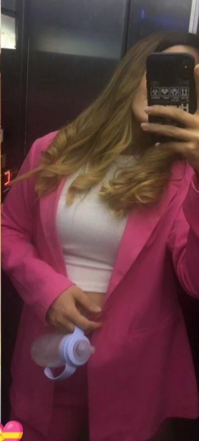 Fullamoda Pembe Pembe Blazer Ceket — görsel 7/8