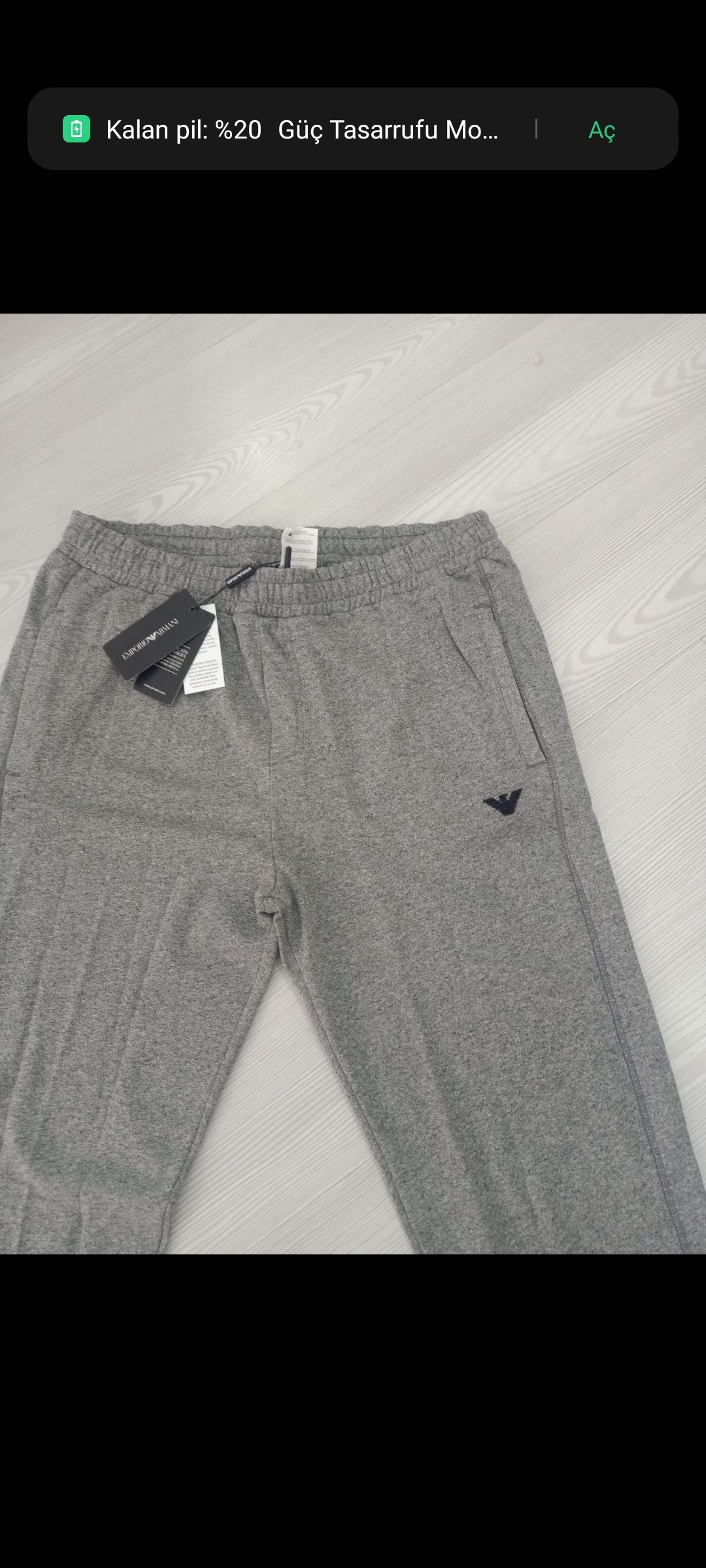 EMPORİO ARMANİ GRİ ERKEK EŞOFMAN ALT 2XL — görsel 4/8