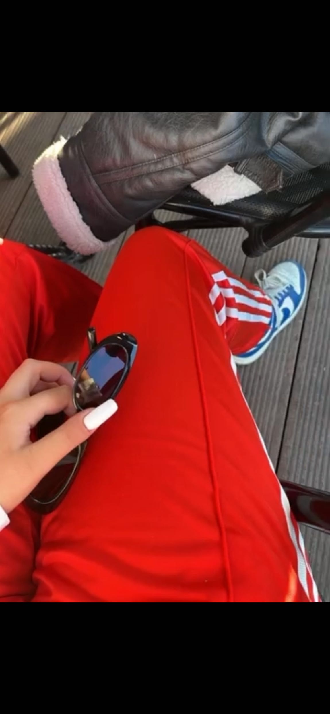 Kırmızı Adidas Eşofman Altı S — görsel 2/4