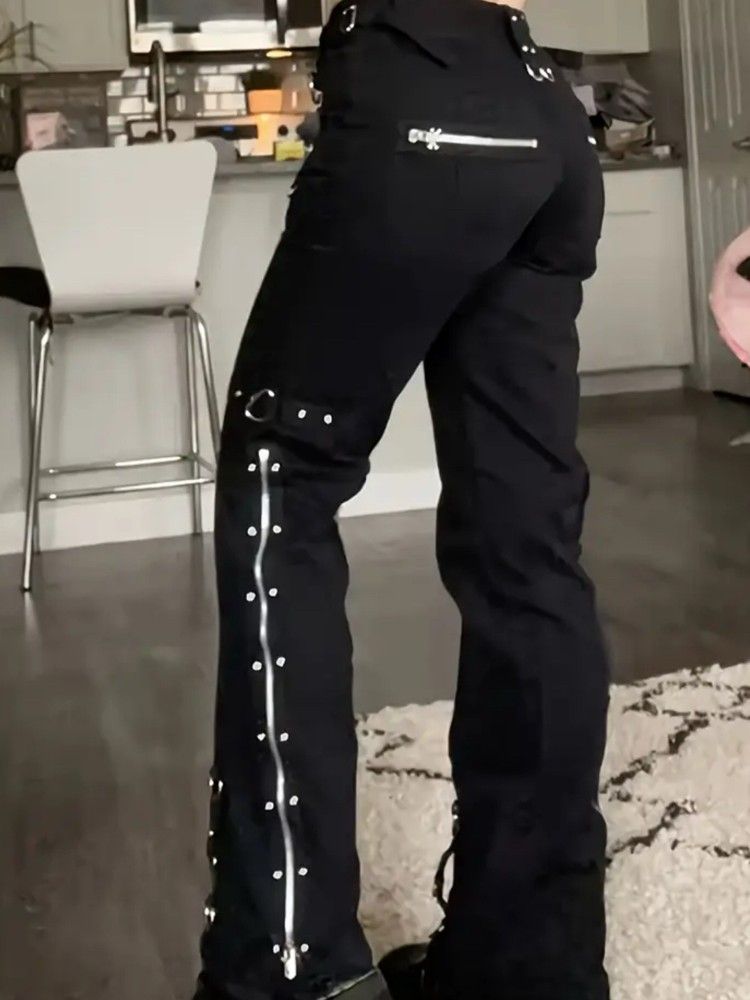 Gotik Punk Tayt Pantolon — görsel 2/4