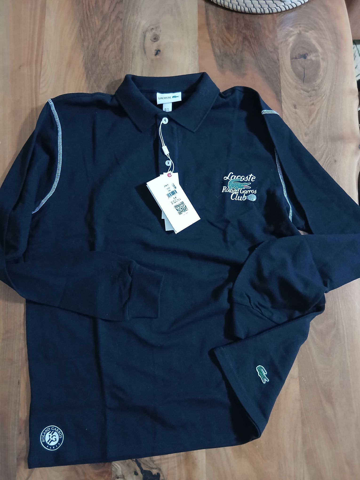 Lacoste poloyaka sweatshirt — görsel 5/5