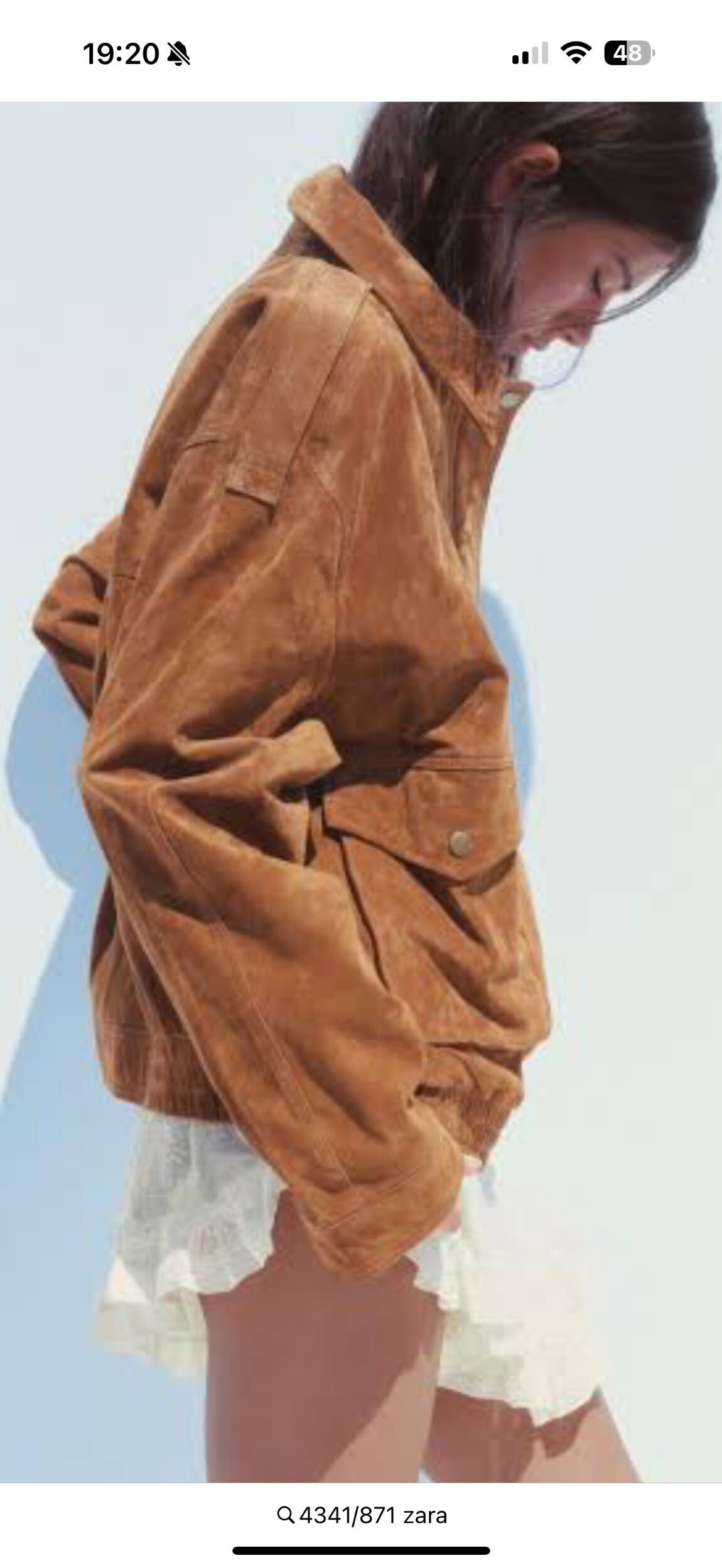 Zara %100 deri bomber — görsel 7/7
