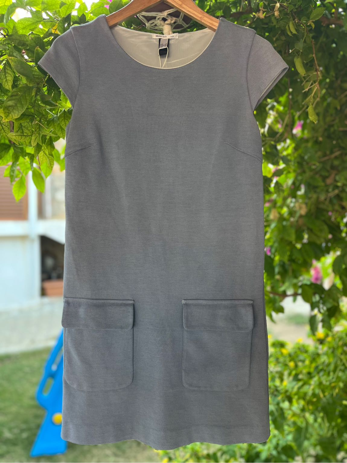 MANGO Soft Mavi Minimal Şıklık - Elbise — görsel 6/8