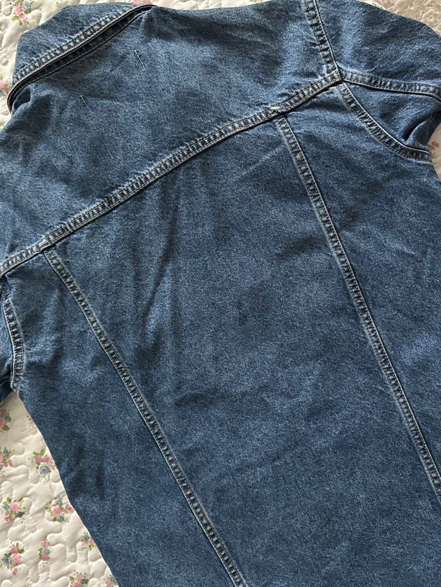 Y2k Killstar Grunge Oversize Denim Top💙 — görsel 6/7