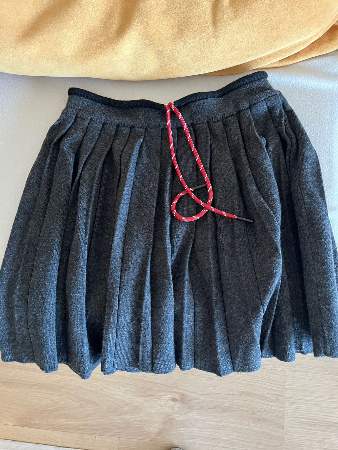Gri Kadın Triko etek twist — görsel 2/3