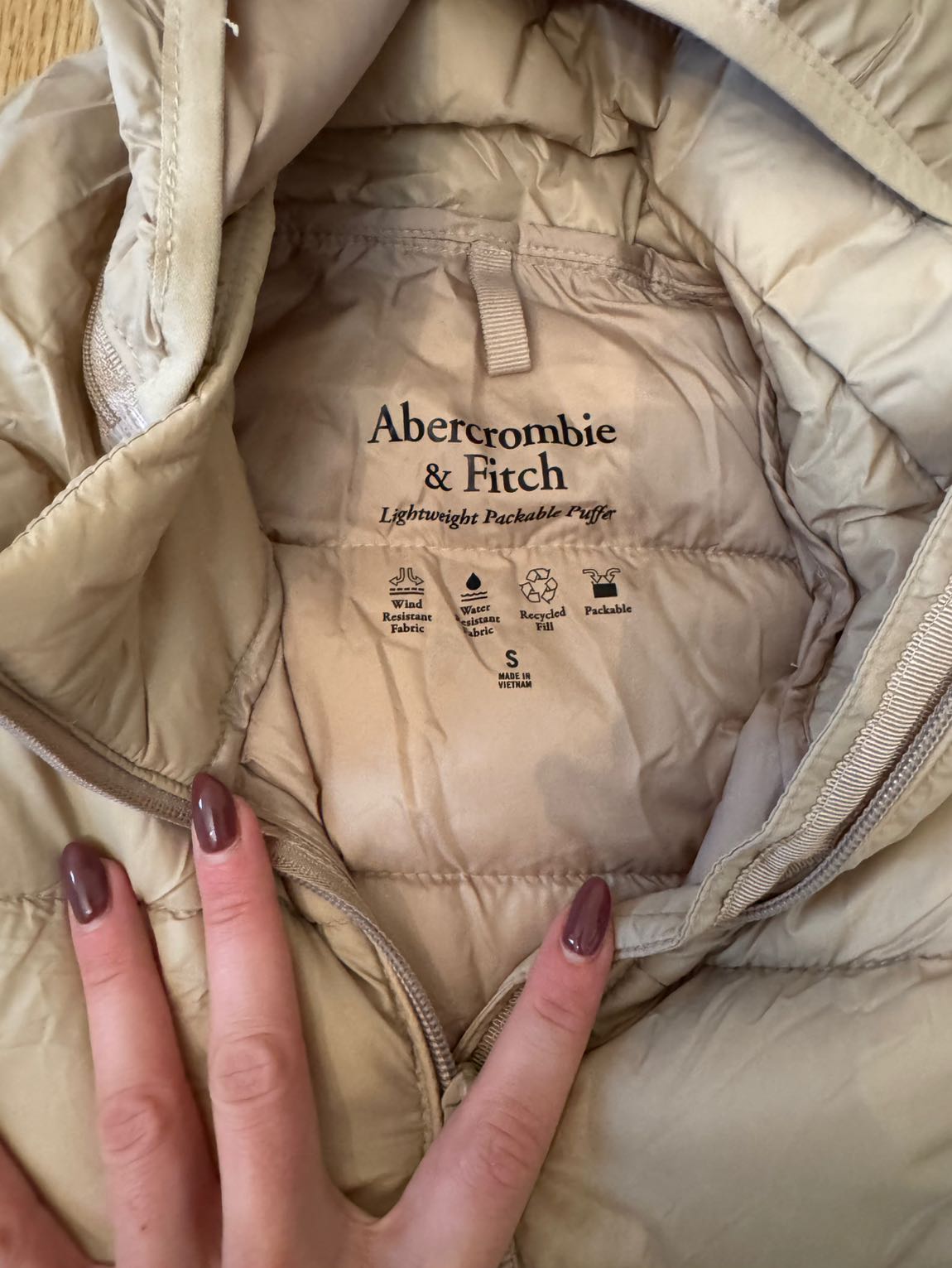 Abercrombie Kapüşonlu Fermuarlı Mont — görsel 7/8