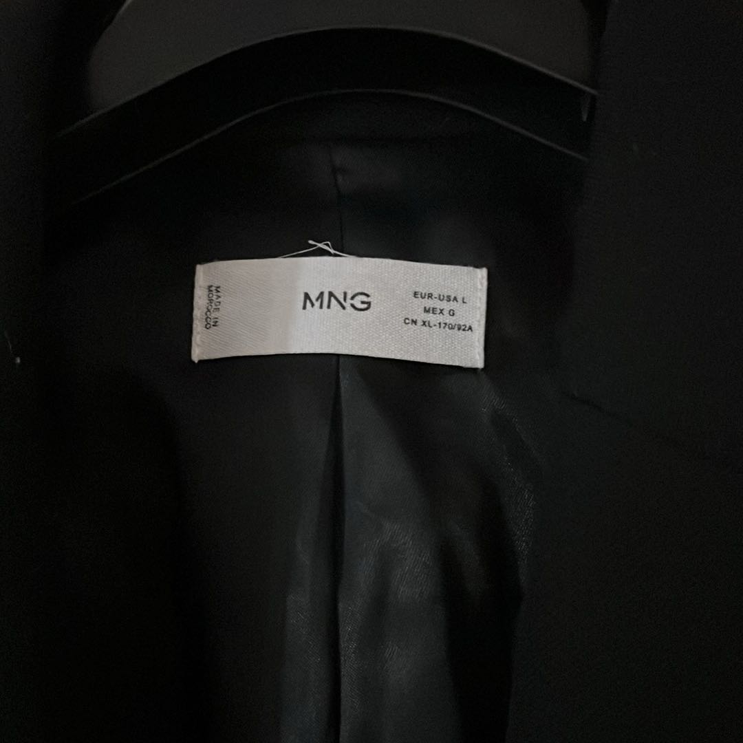 Mango Yün Siyah Blazer Ceket — görsel 4/8