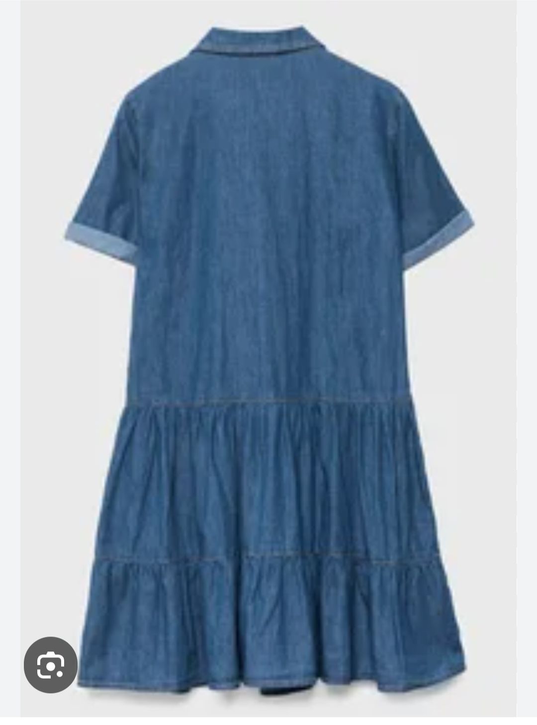 Stradivarius denim mini elbise — görsel 3/8