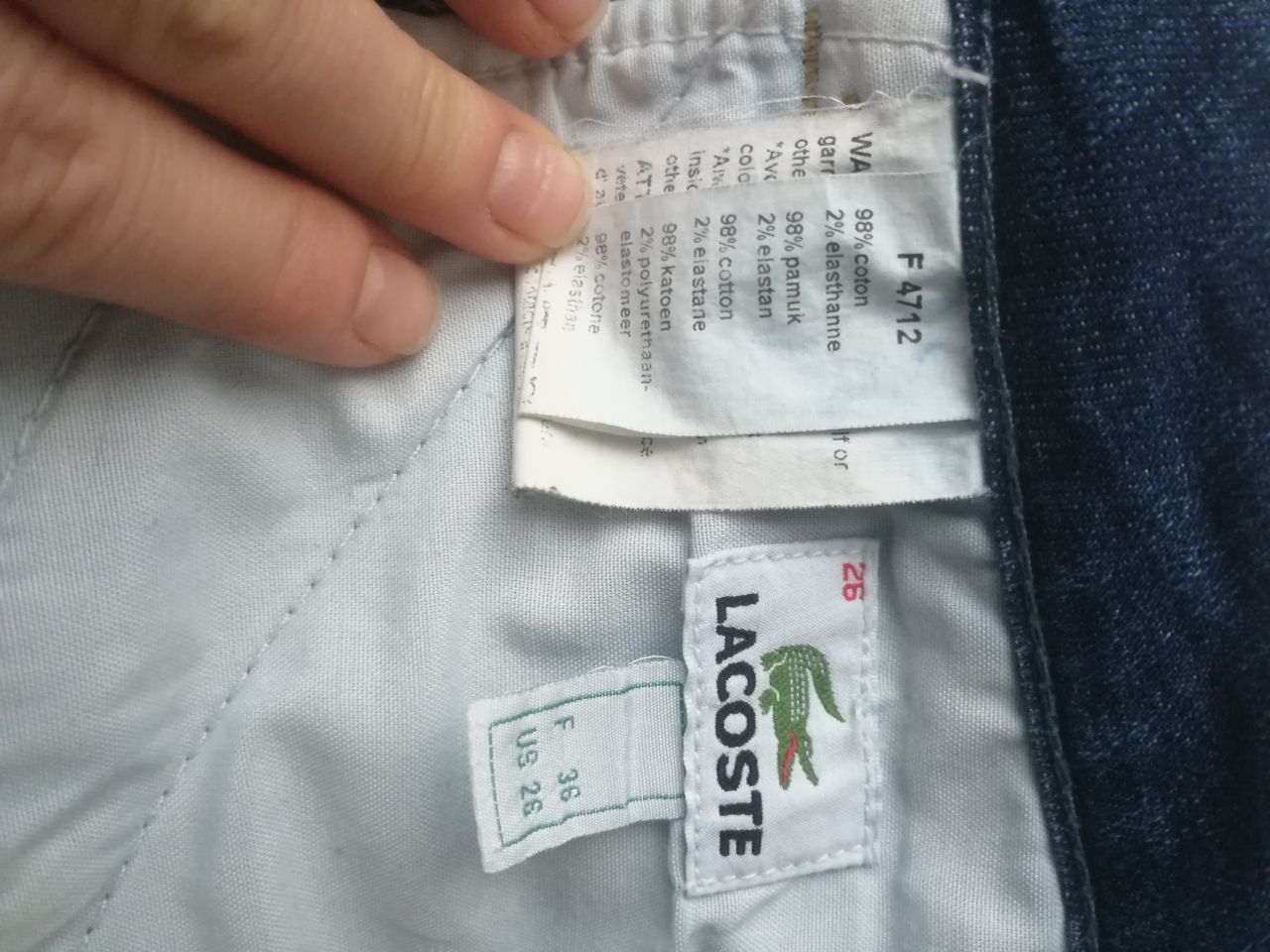 lacoste bayan jean — görsel 2/6