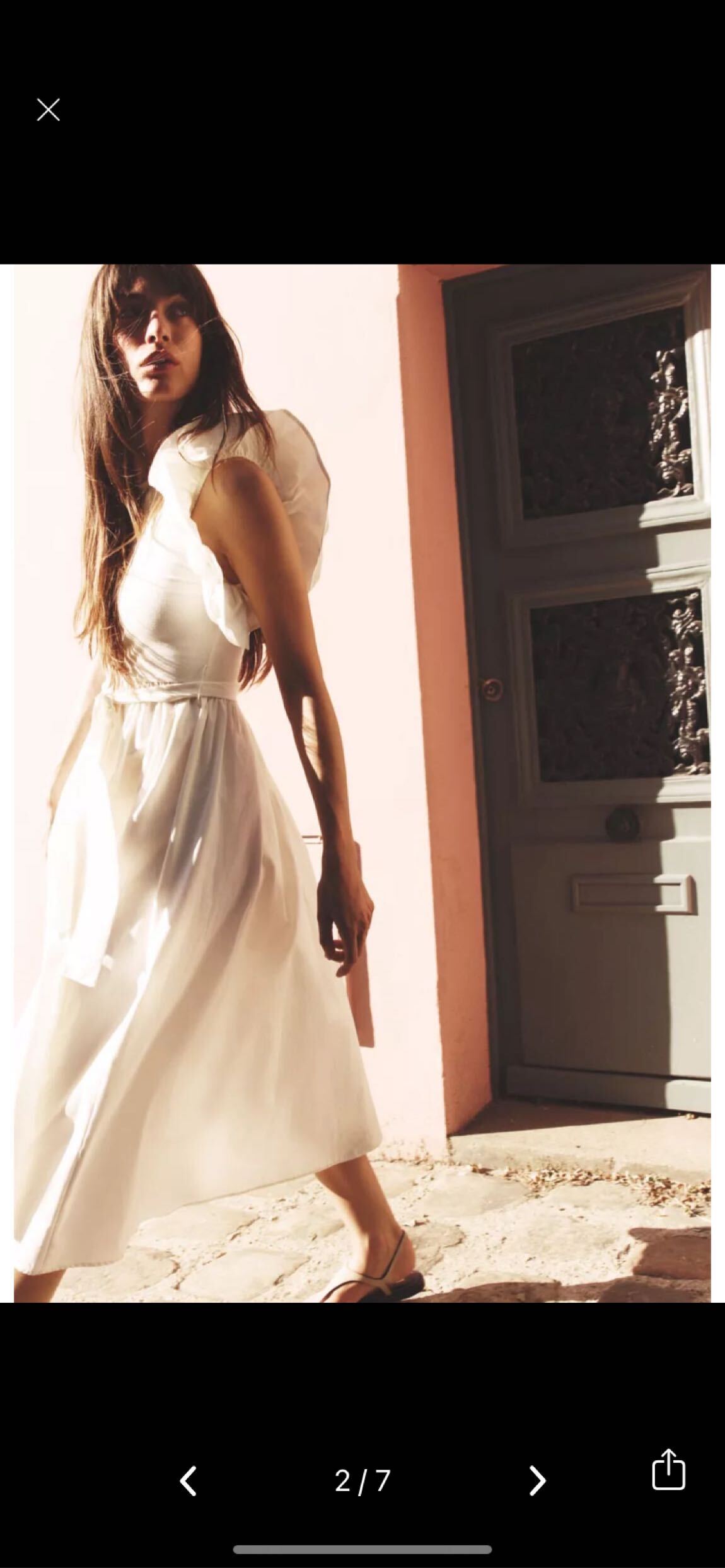 Zara midi elbise — görsel 2/8