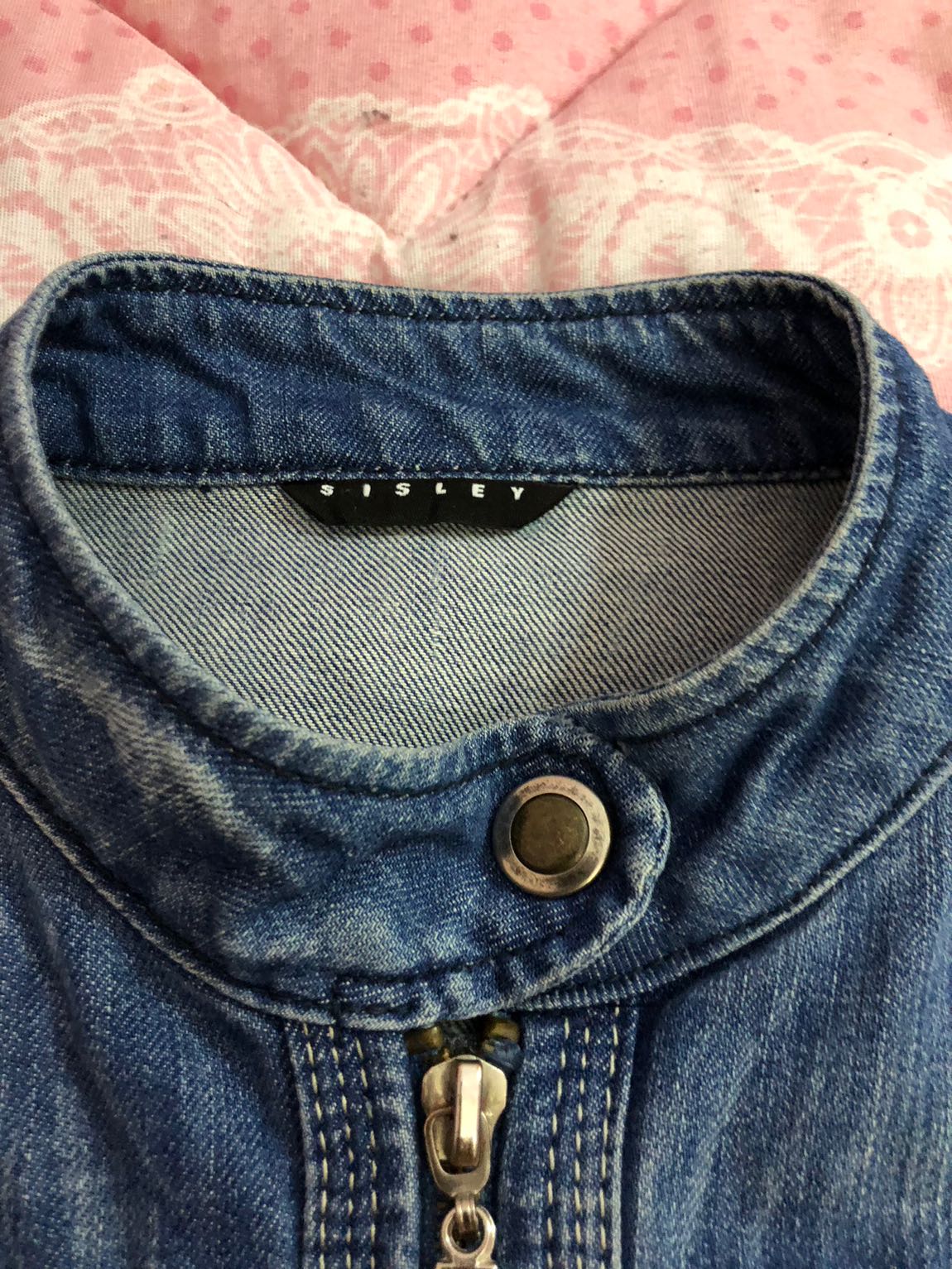 Vintage denim kot ceket — görsel 2/4