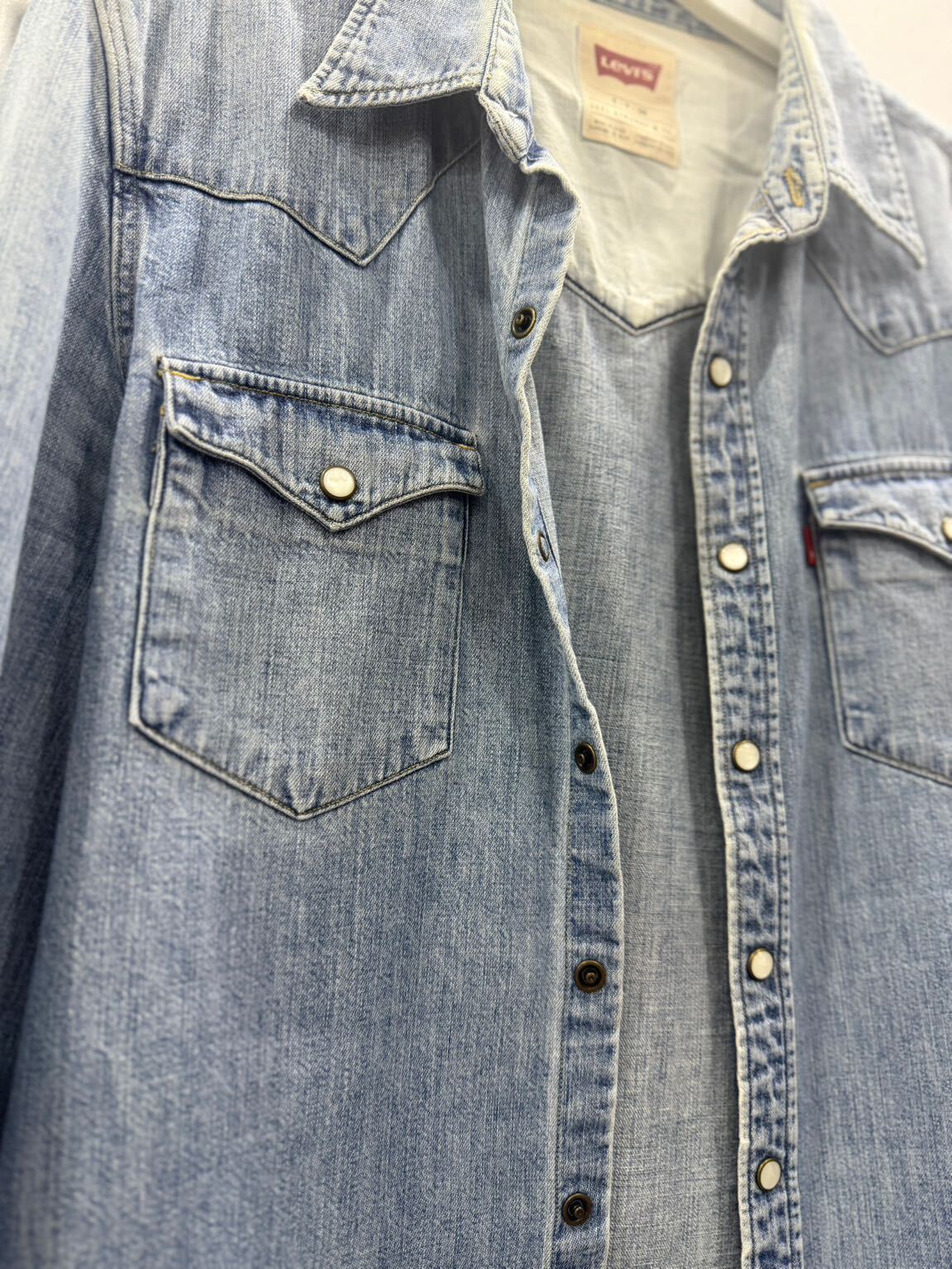 Levi's Kot Gömlek Mavi — görsel 2/4