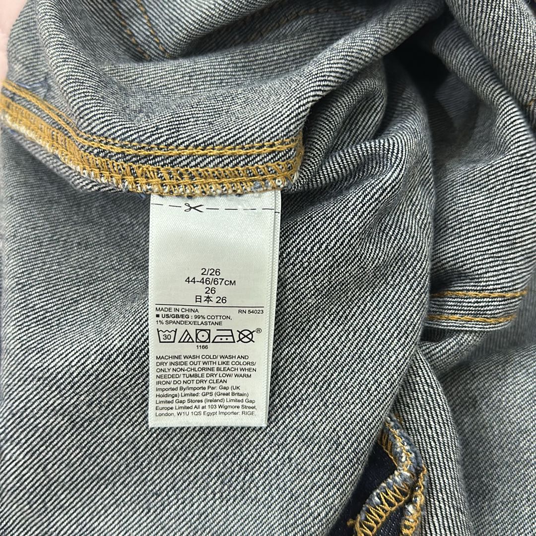 GAP Lacivert Yüksek Bel Jean Pantolon — görsel 5/6