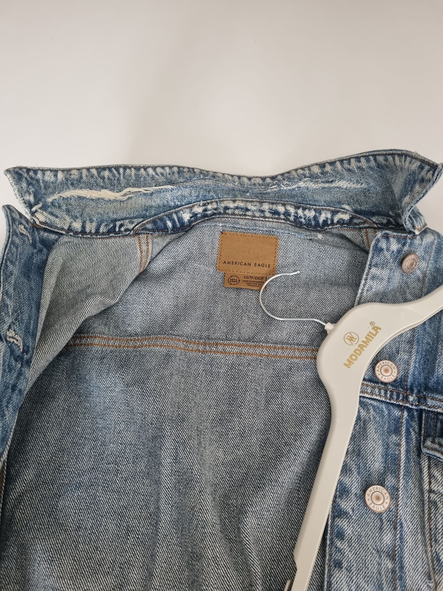 Retro American EAGLE Kot Çeket — görsel 3/8