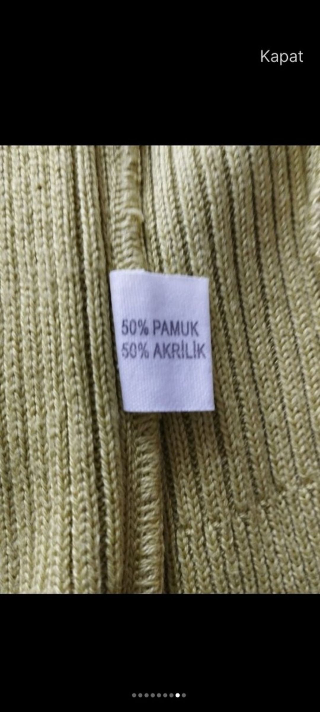 Sarı Triko Hırka ve Atlet Takımı — görsel 8/8