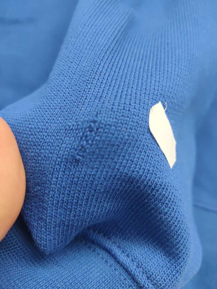 Lacoste fermuarlı defolu sweatshirt — görsel 8/8