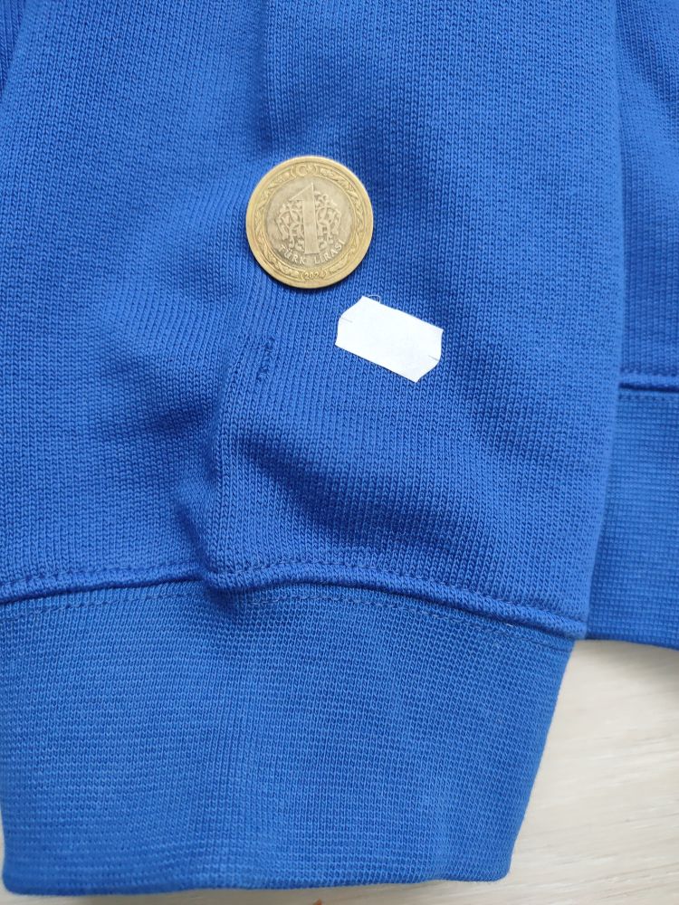 Lacoste fermuarlı defolu sweatshirt — görsel 7/8