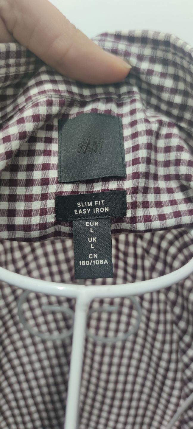 H&M Slim Fit Erkek Gömlek L — görsel 4/5