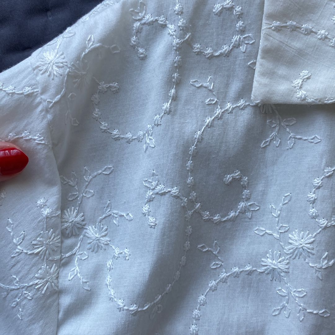 Cream Rouge Kısa Kollu Gömlek — görsel 8/8