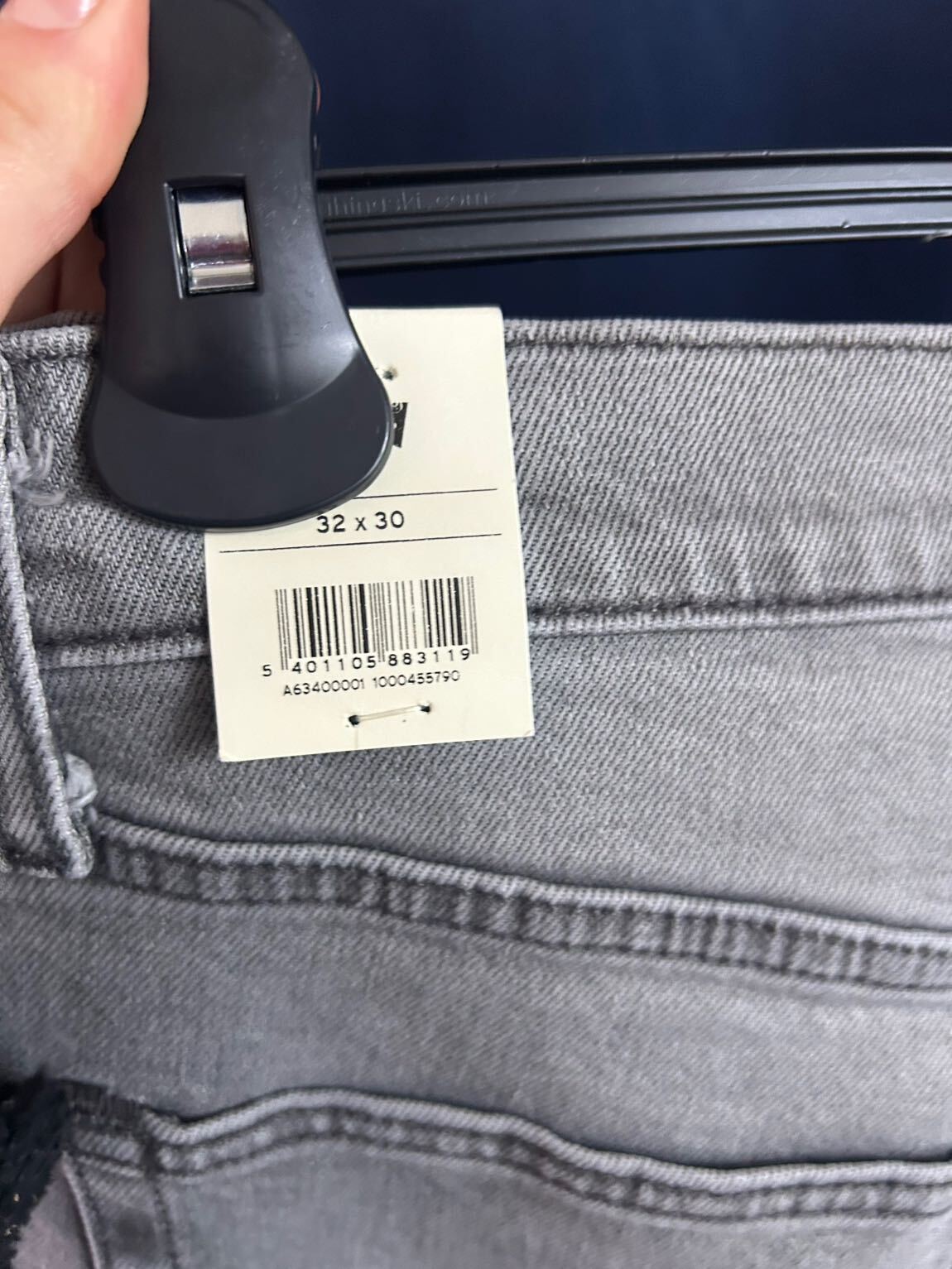 Levis erkek Gri Jean Pantolon — görsel 5/6