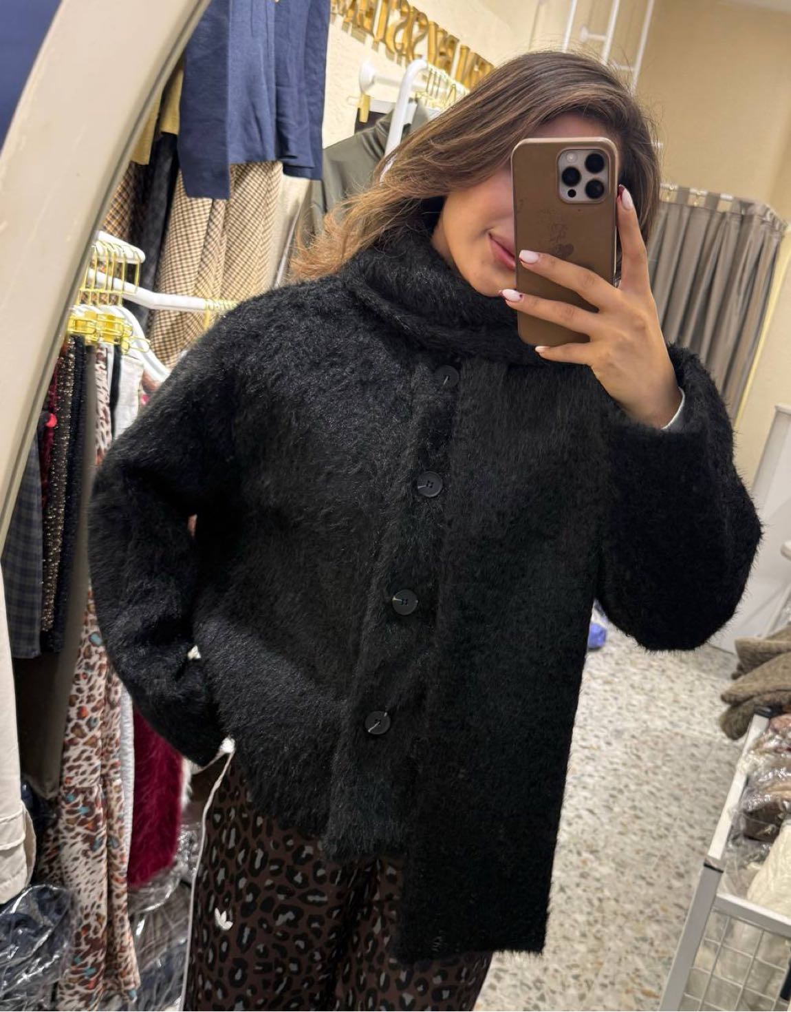 ZARA atkılı kaban — görsel 4/5