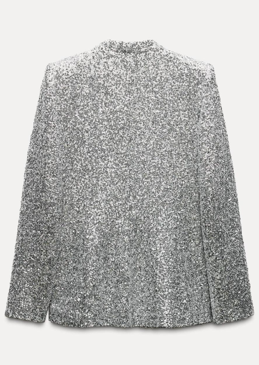 Zara payetli blazer — görsel 4/8