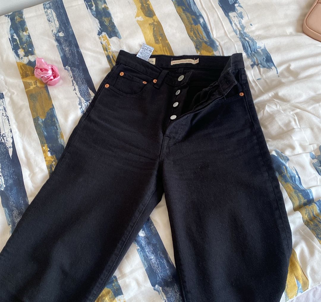 Levi's Siyah Straight Jeans — görsel 7/7