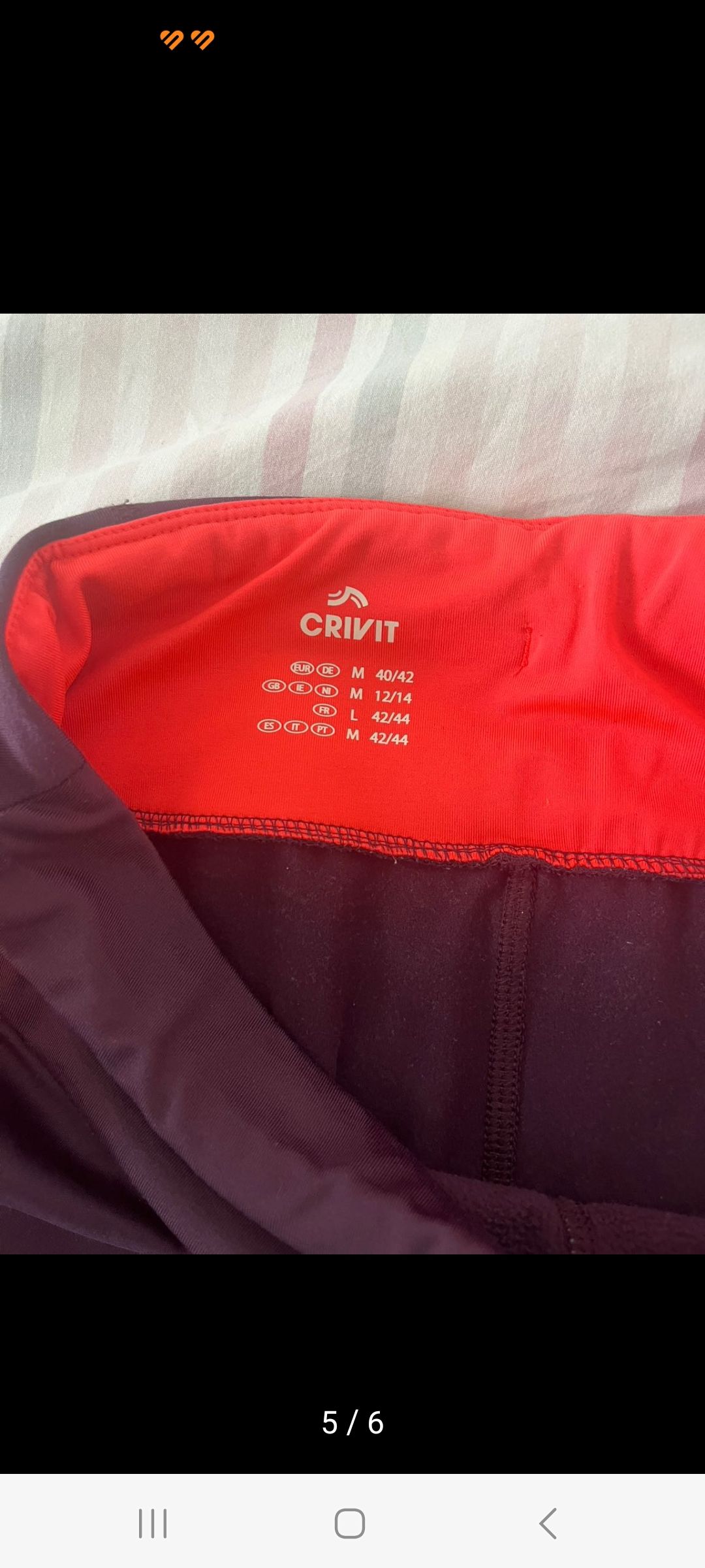 Mor Spor Sweatshirt ve Tayt Takım — görsel 4/6